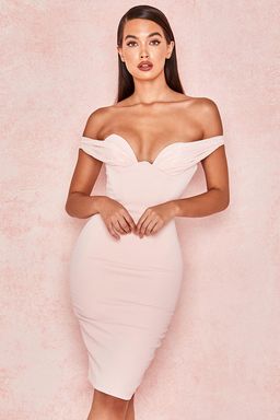 House of CB Yolanda Midi Dress Pink Size 8 for rent on The Volte - image 3