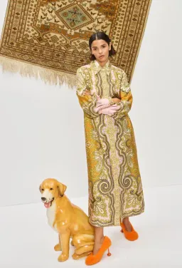 Alemais Clemenza Silk Shirtdress Size 14 for rent on The Volte - image 1