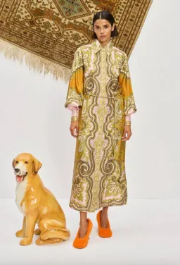 Alemais Clemenza Silk Shirtdress Size 14 for rent on The Volte - image 2