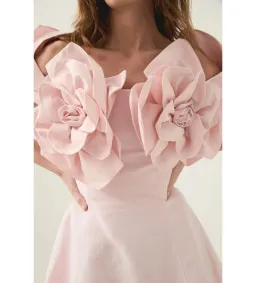 Aje Etta Mini Dress Pastel Pink Size AU 12 for rent on The Volte - image 6