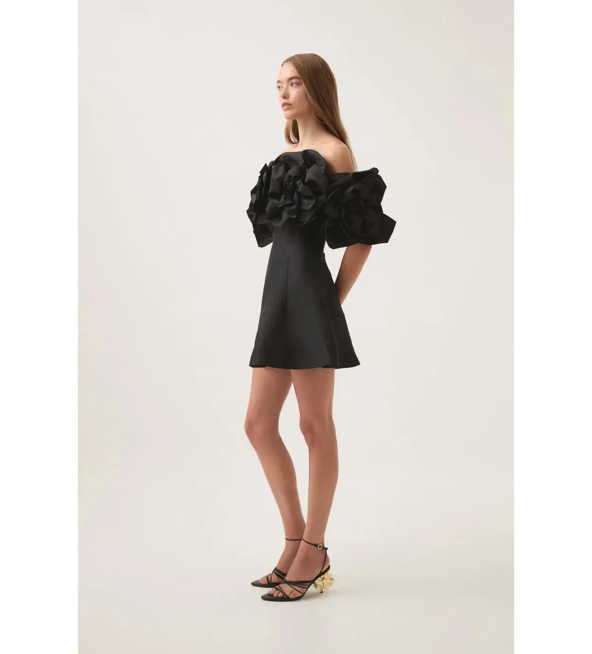 Aje Etta Mini Dress Black Size AU 16 - Image 2
