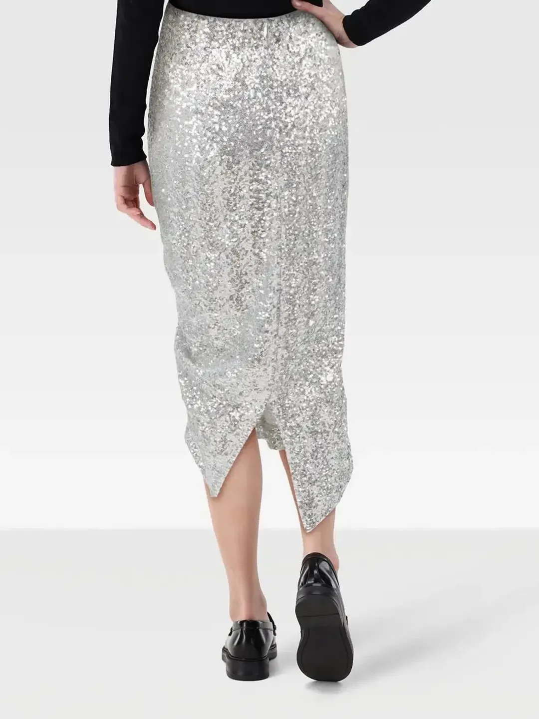 Preen Thornton Bregazzi Sequin Skirt Size 8/S for rent on The Volte - main image