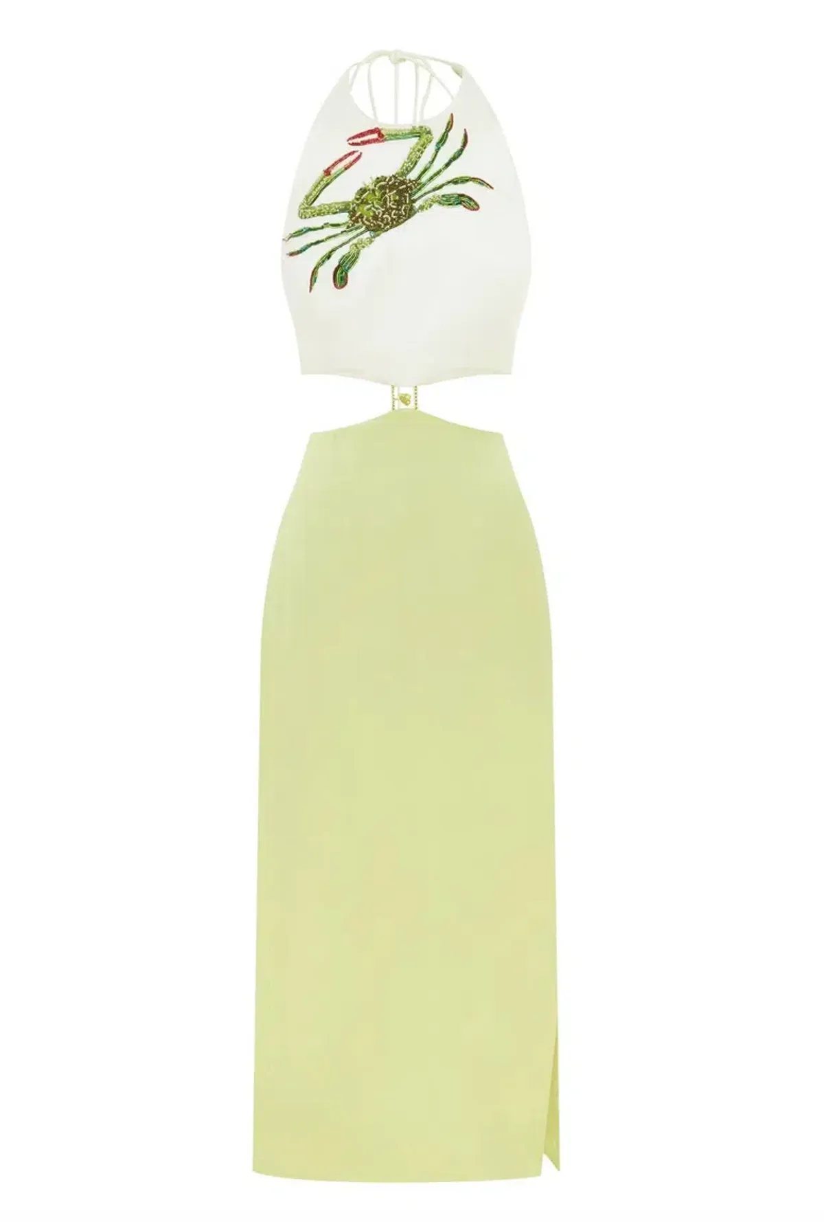 Alemais Seb Embellished Midi Dress Multi Size 16 - Image 6