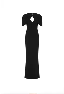 Rebecca Vallance Cameron Gown Black Size 12 for rent on The Volte - image 3