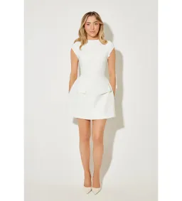 Odd Muse The Ultimate Muse Cap Sleeve Mini Dress White Size XXS AU 4 for rent on The Volte - image 1