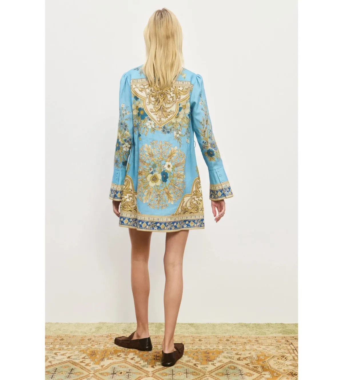 Alemais Cassie Mini Dress Multi Size 12 - Image 4