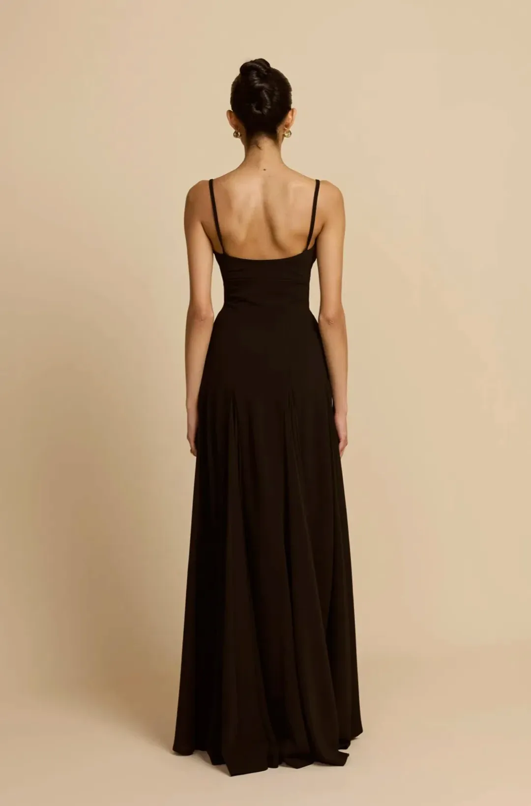 Arcina Ori Paloma Maxi Dress in Black Size 8 for rent on The Volte - main image