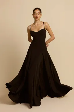 Arcina Ori Paloma Maxi Dress in Black Size 8 for rent on The Volte - image 1