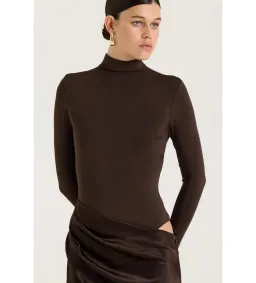 Henne Soraia Long Sleeve Maxi Dress Chocolate Size S AU 8 for rent on The Volte - image 5