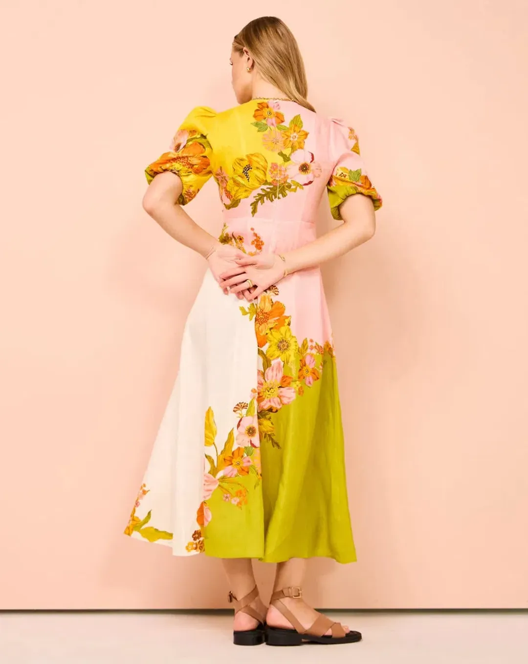 Alemais Silas Midi Dress Size 12 for rent on The Volte - main image
