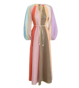 Zimmermann Lola Panelled Midi Dress Size 10 for rent on The Volte - image 2