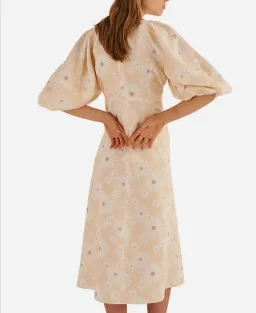 Oroton Daisy Print Midi Dress Size AU 12 for rent on The Volte - image 3