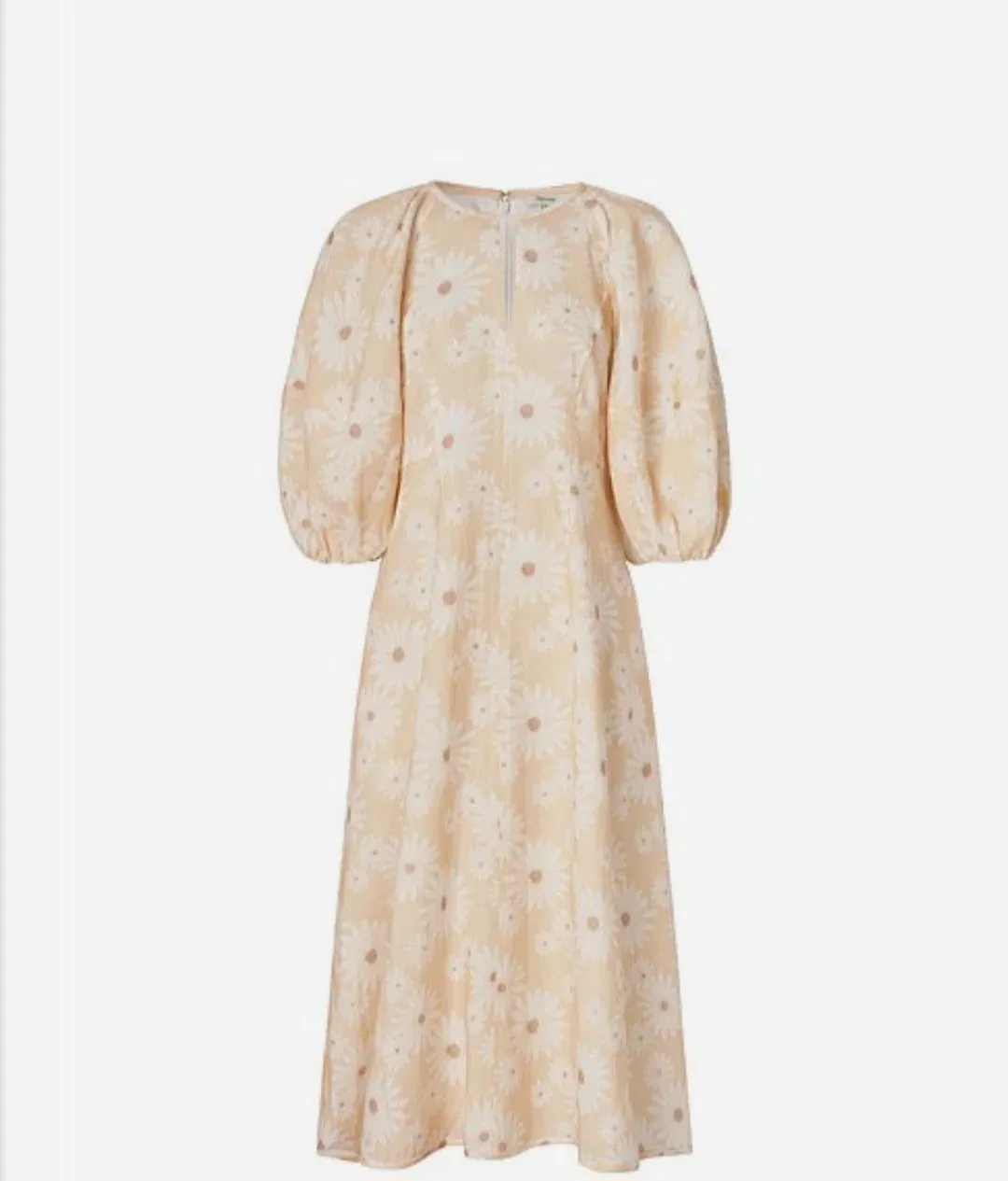 Oroton Daisy Print Midi Dress Size AU 12 for rent on The Volte - main image