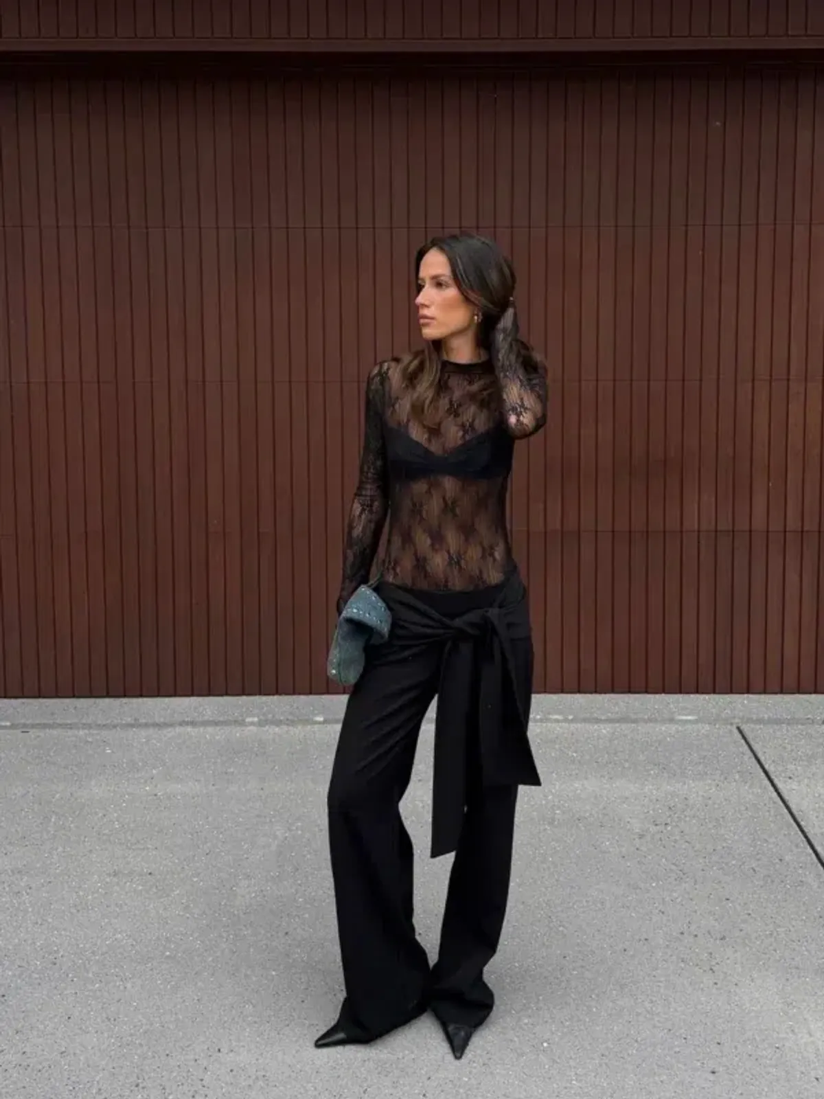 Benni Verner Pant & Oskar Top Set Black Size 6 - Image 1