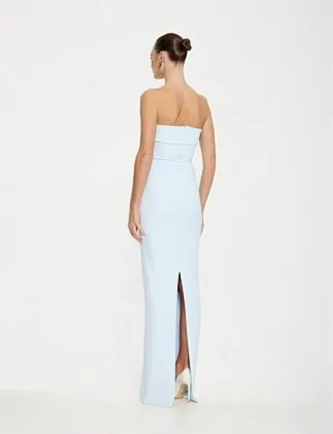 Effie Kats Monroe Gown Ice Blue Size 6/XS for rent on The Volte - main image