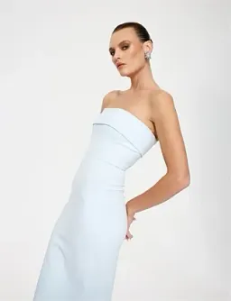 Effie Kats Monroe Gown Ice Blue Size 6/XS for rent on The Volte - image 5