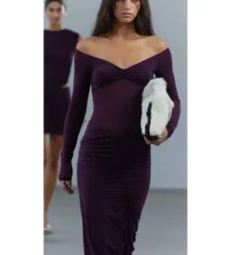 Benni Wilma Maxi Dress in Deep Purple Size 8 for rent on The Volte - image 3