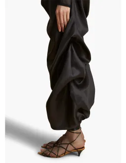 Khaite Olula Maxi Skirt in Black Size 6/XS for rent on The Volte - image 4