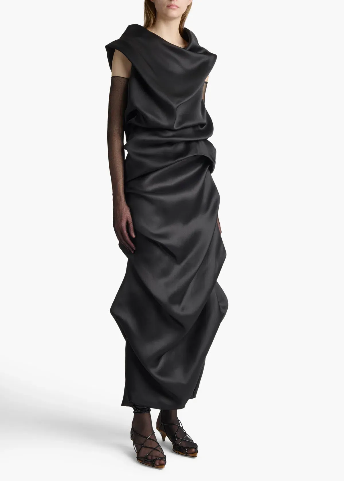 Khaite Olula Maxi Skirt in Black Size 6/XS - Image 1