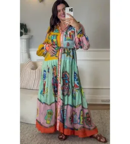 Alemais players Shirt Midi Dress Multi Size 14 for rent on The Volte - image 5
