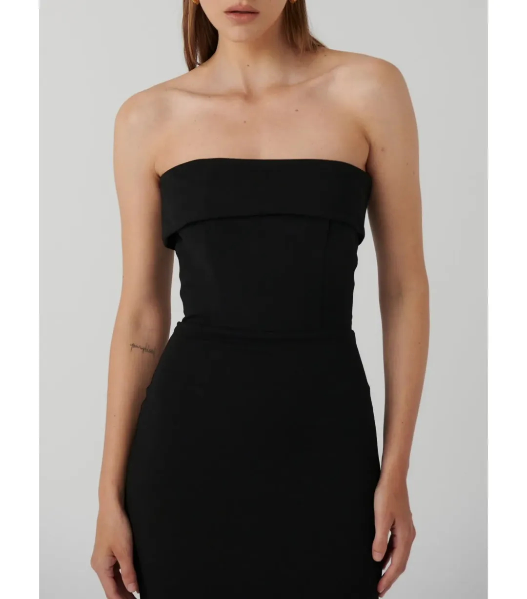 Effie Kats Monroe Maxi Gown Black Size AU 8 for rent on The Volte - main image