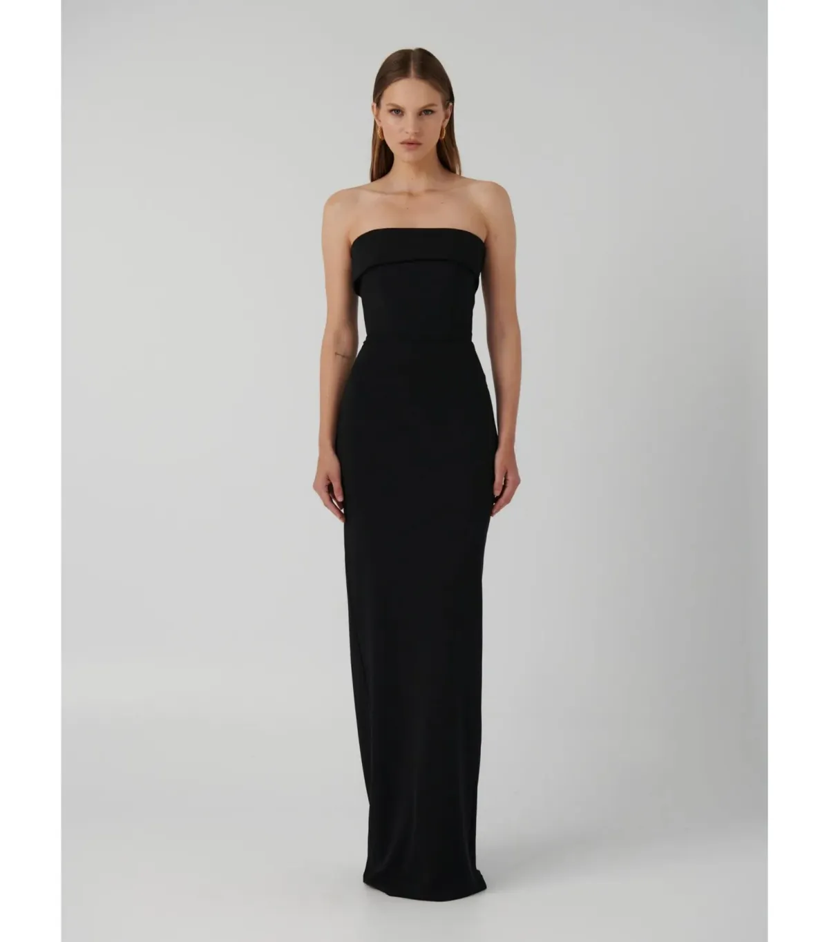 Effie Kats Monroe Maxi Gown Black Size AU 8 for rent on The Volte - main image