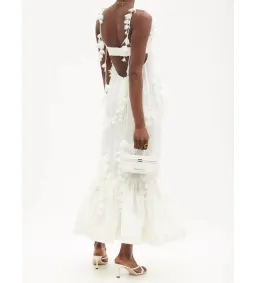 Zimmermann Botanica Petal Gown White Size 1/AU 10 for rent on The Volte - image 4