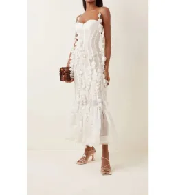 Zimmermann Botanica Petal Gown White Size 1/AU 10 for rent on The Volte - image 2