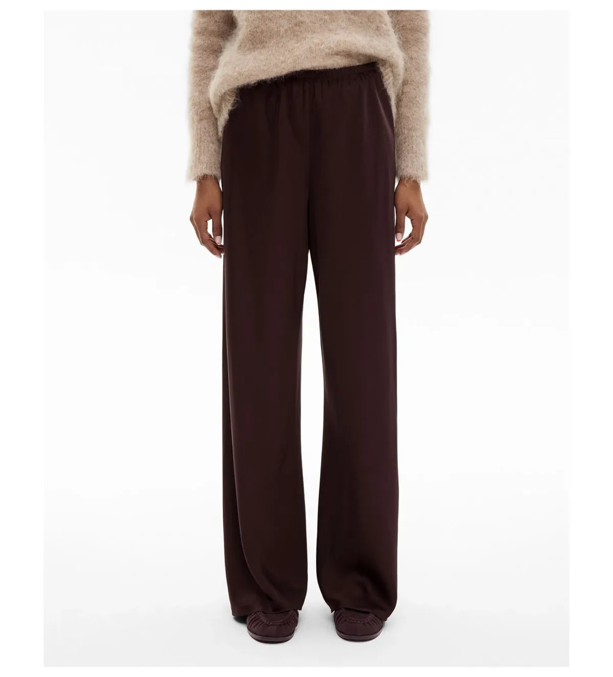 Witchery Bias Pull On Pant in Espresso - Image 3