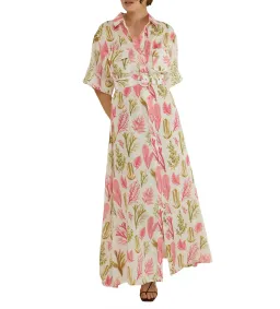 Palm Noosa Momento Dress in Sea Garden Print Size AU 6 for rent on The Volte - image 1