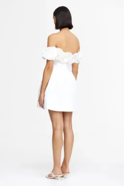 Acler Trusley Mini Dress in Ivory Size 12 for rent on The Volte - image 3