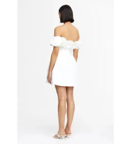 Acler Trusley Mini Dress Ivory Size 14 for rent on The Volte - image 3