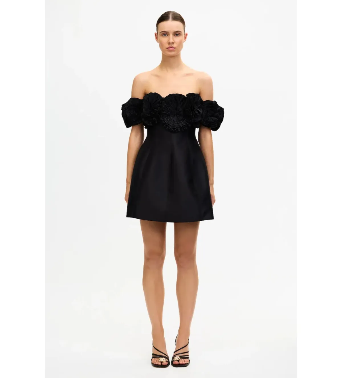 Acler Trusley Mini Dress Black Size AU 8 - Image 1