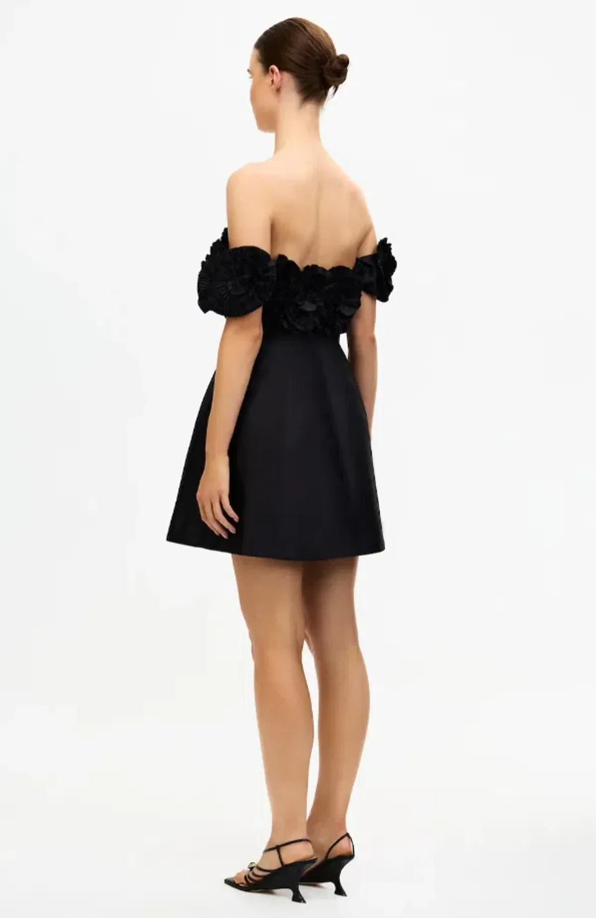 Acler Trusley Mini Dress Black Size 12 - Image 3