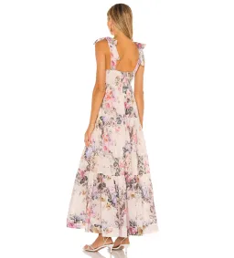 Zimmermann Brighton Tie Shoulder Dress in Antique Floral Size 0 / AU 8 for rent on The Volte - image 3