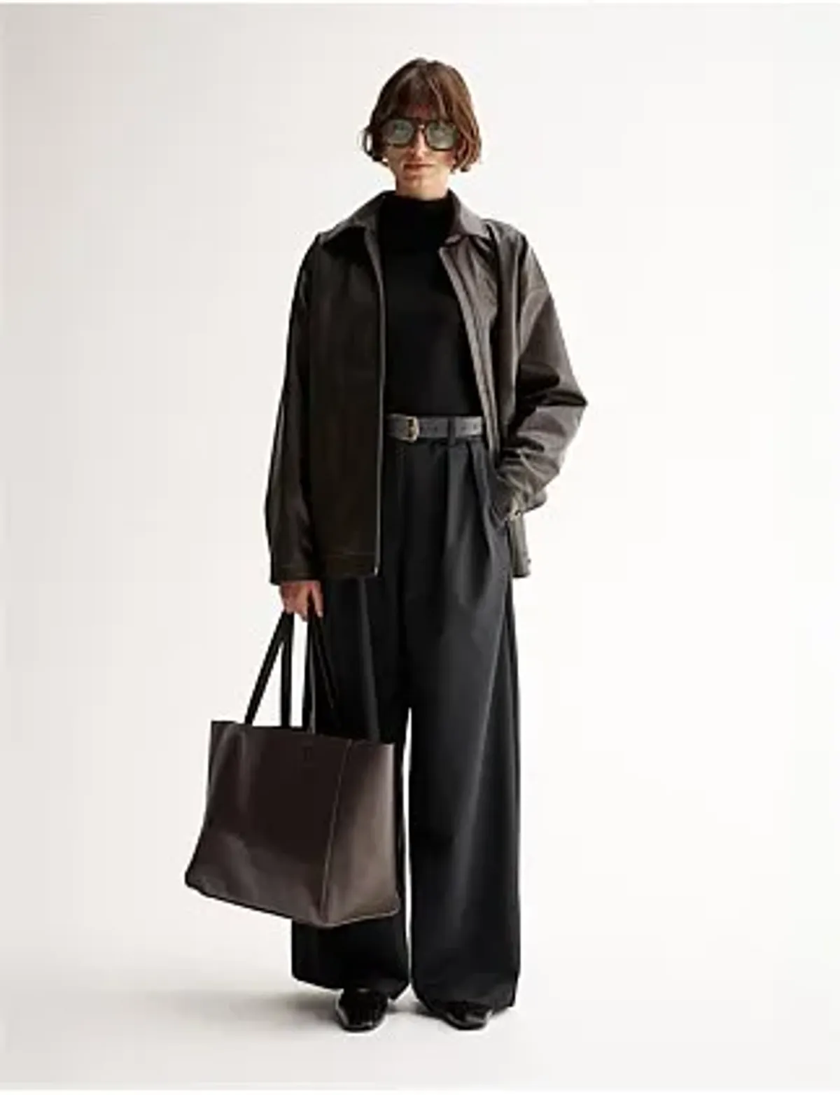 Elka Collective Melton Jacket Chocolate Size 8/S - Image 4