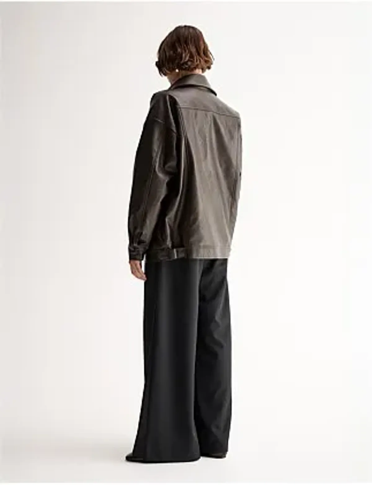 Elka Collective Melton Jacket Chocolate Size 8/S - Image 5