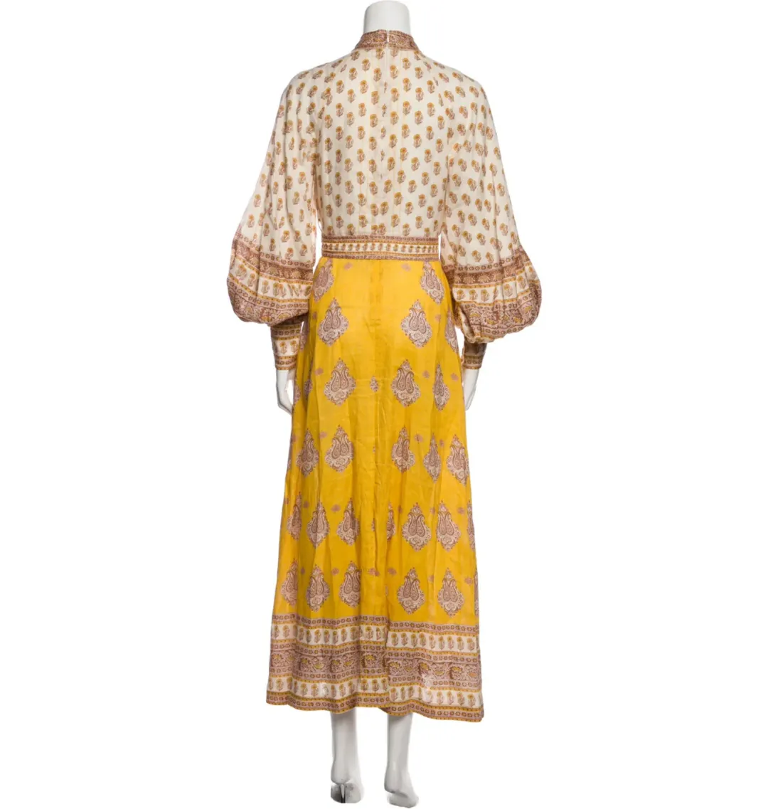 Zimmermann Bonita Midi Dress Print Size 0 / AU 8 for rent on The Volte - main image