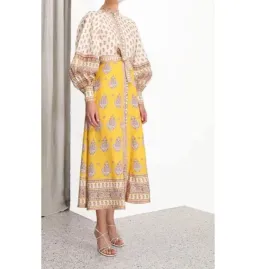 Zimmermann Bonita Midi Dress Print Size 0 / AU 8 for rent on The Volte - image 3