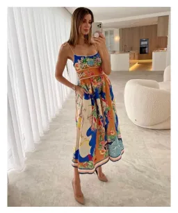 Zimmermann Alight Picnic Midi Dress Print Size 3 / AU 14 for rent on The Volte - image 3