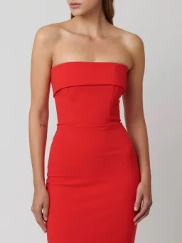 Effie Kats Monroe Gown Cherry Red Size AU 8 for rent on The Volte - image 3