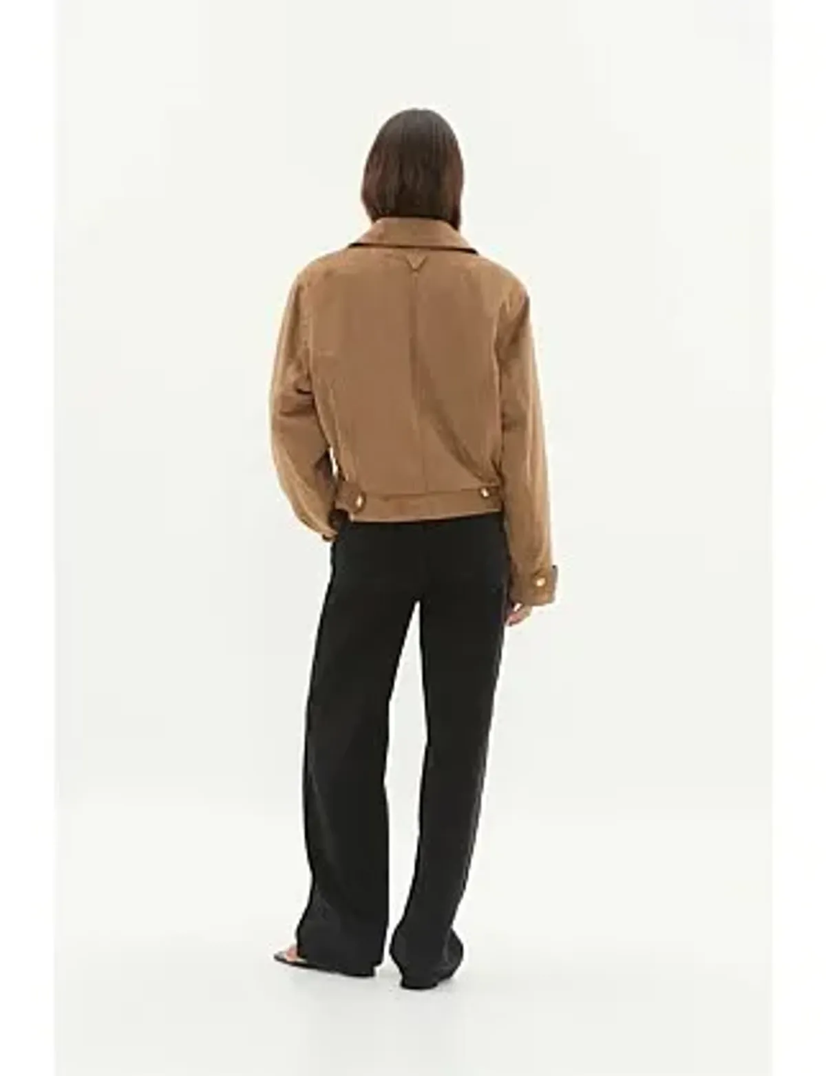 Calyx Vegan Suede Jacket - Image 14