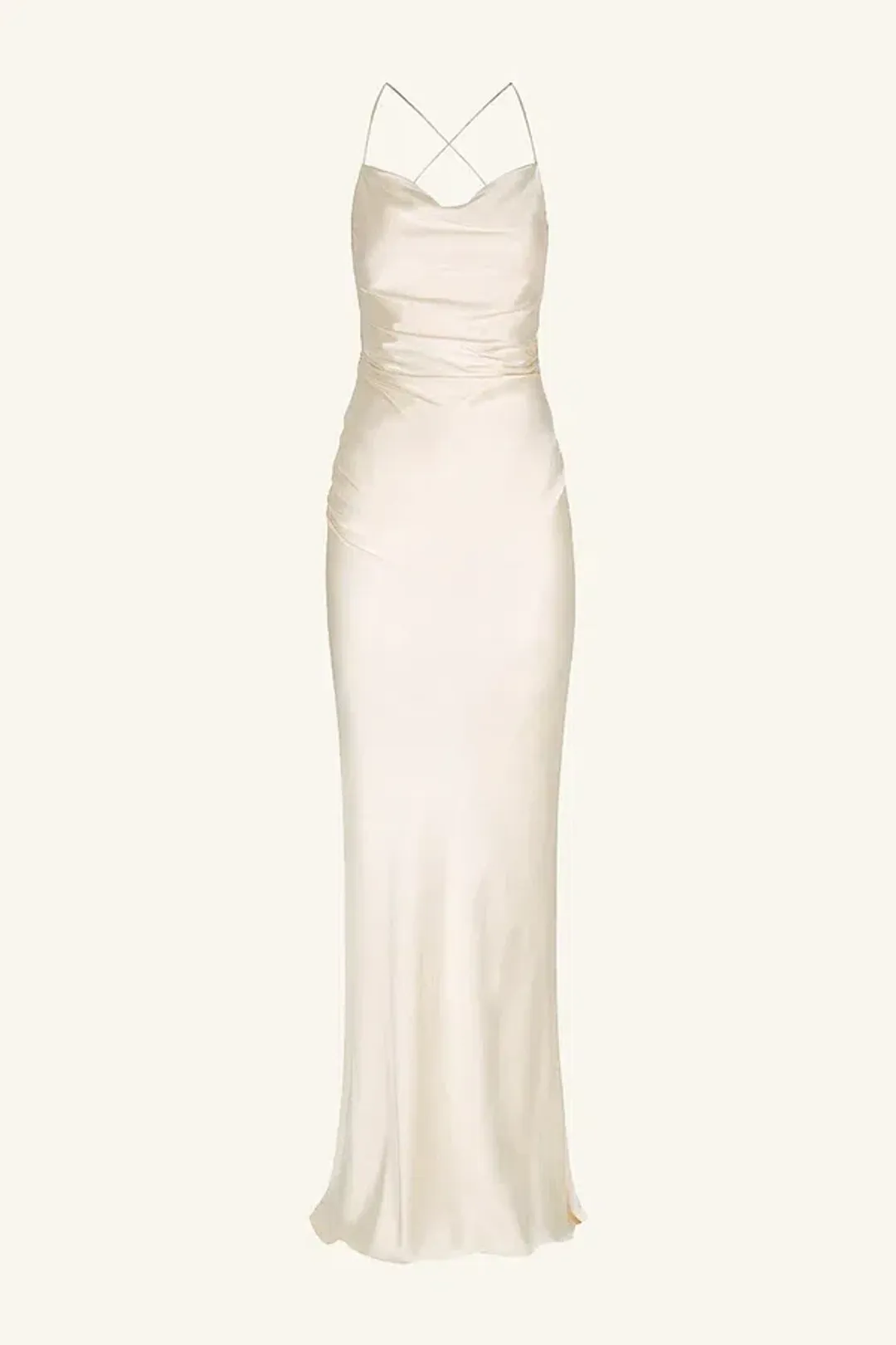 Shona Joy La Lune Lace Back Maxi Dress Cream Size AU 8 for rent on The Volte - main image