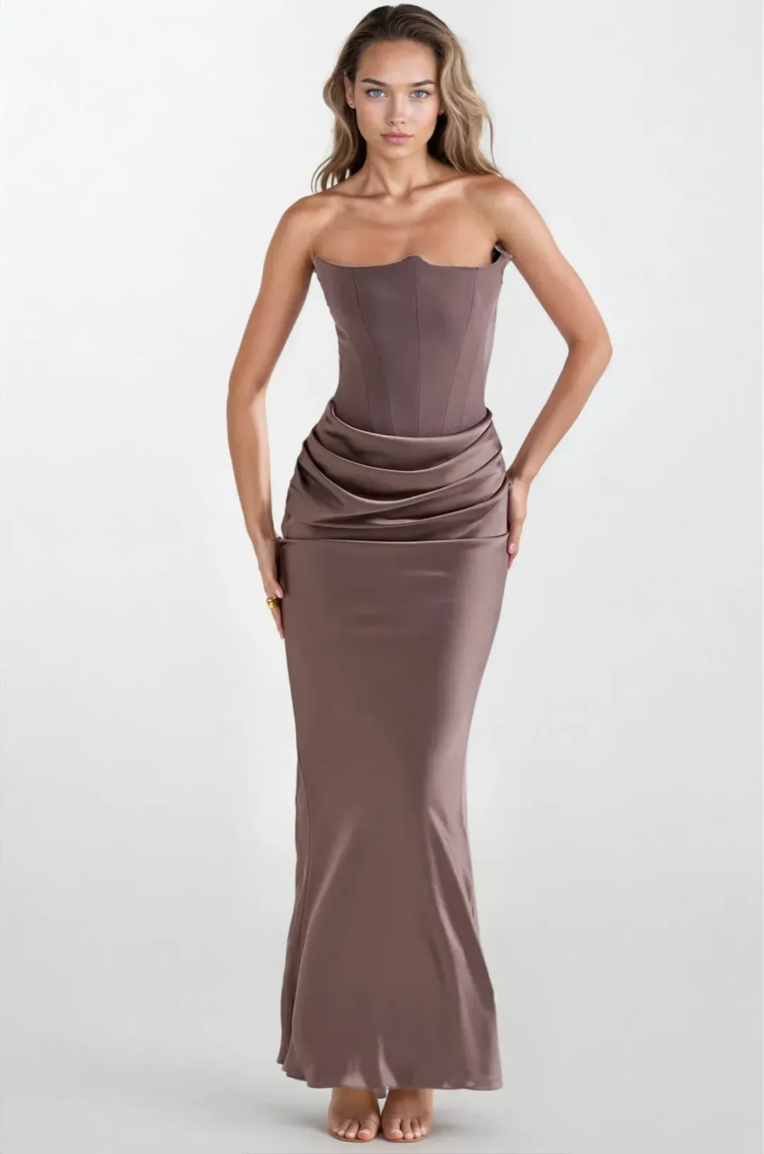 House of CB Persephone Smoke Size XS/Au 6 for rent on The Volte - main image