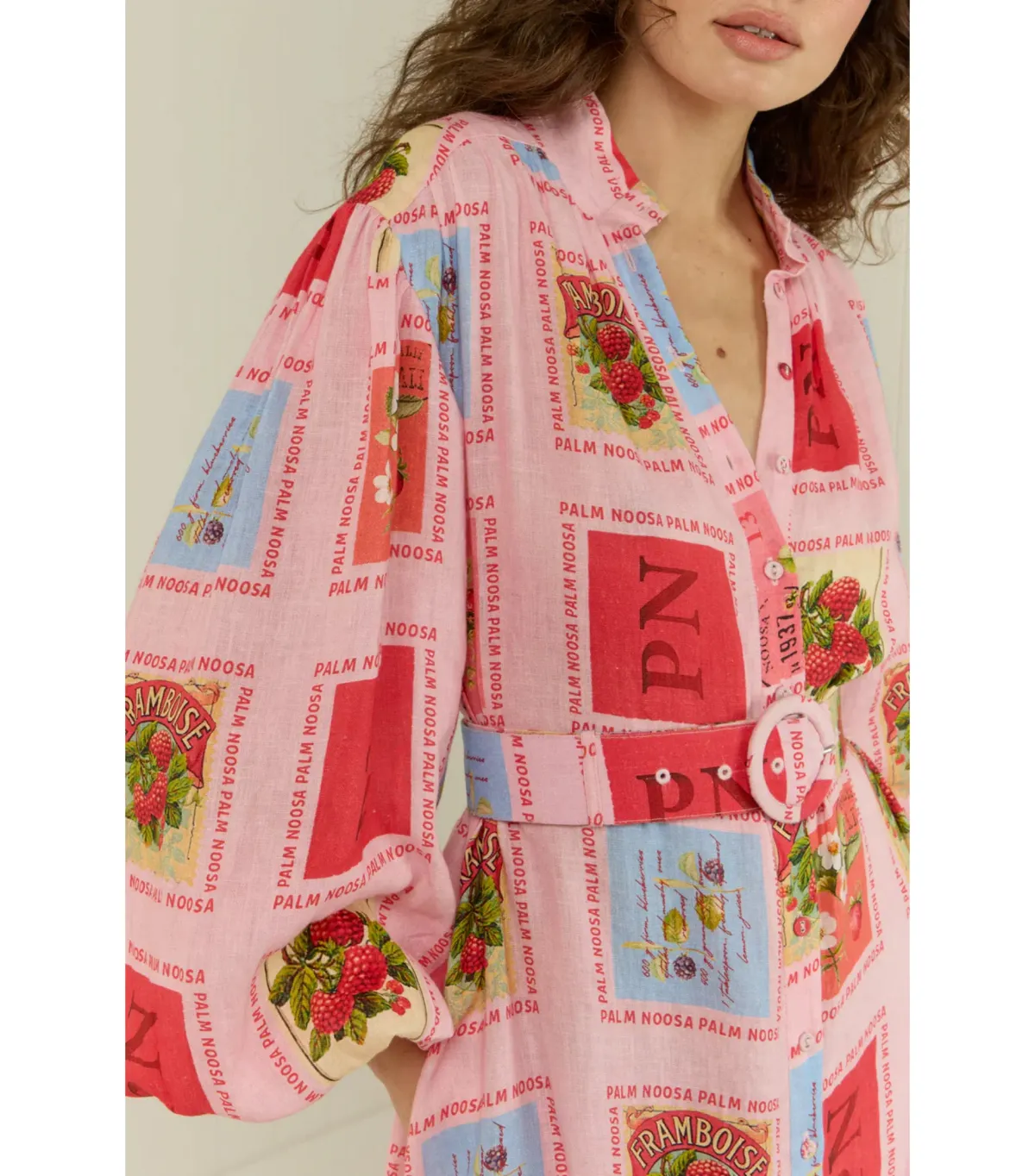 Palm Noosa Noddy Dress Strawberry Stamp Size AU 12 - Image 3