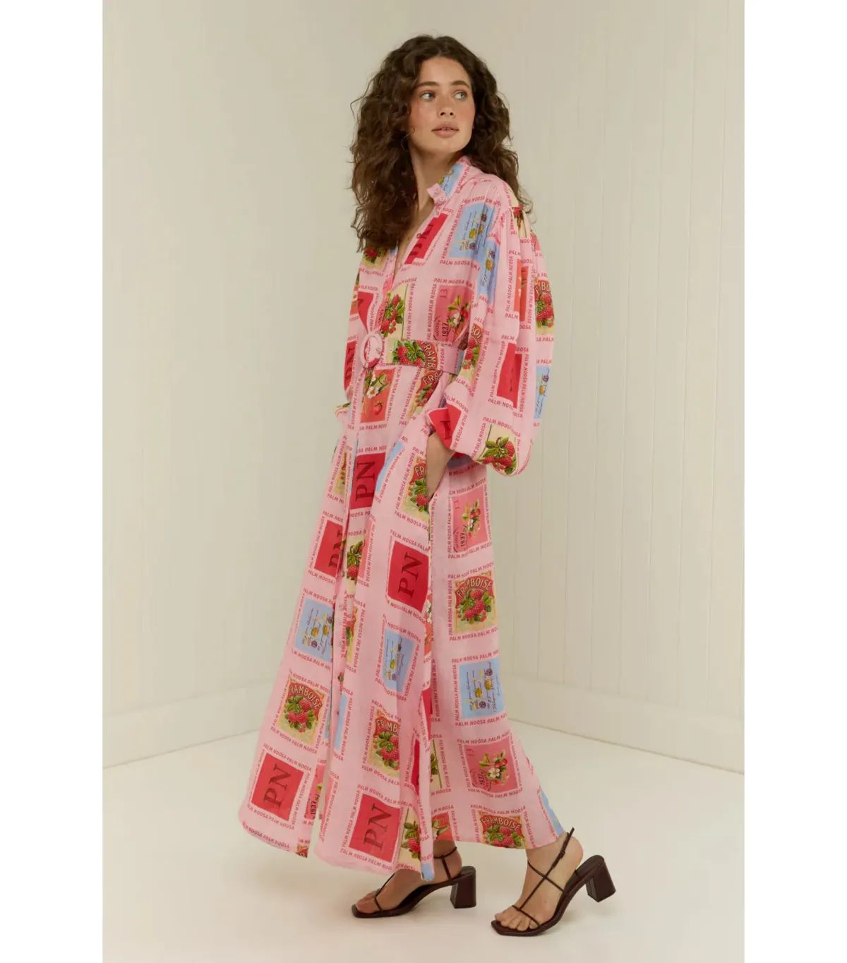 Palm Noosa Noddy Dress Strawberry Stamp Size AU 12 - Image 2