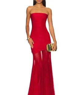Deme By Gabriella Dahlia Gown Red Size AU 10 for rent on The Volte - image 2