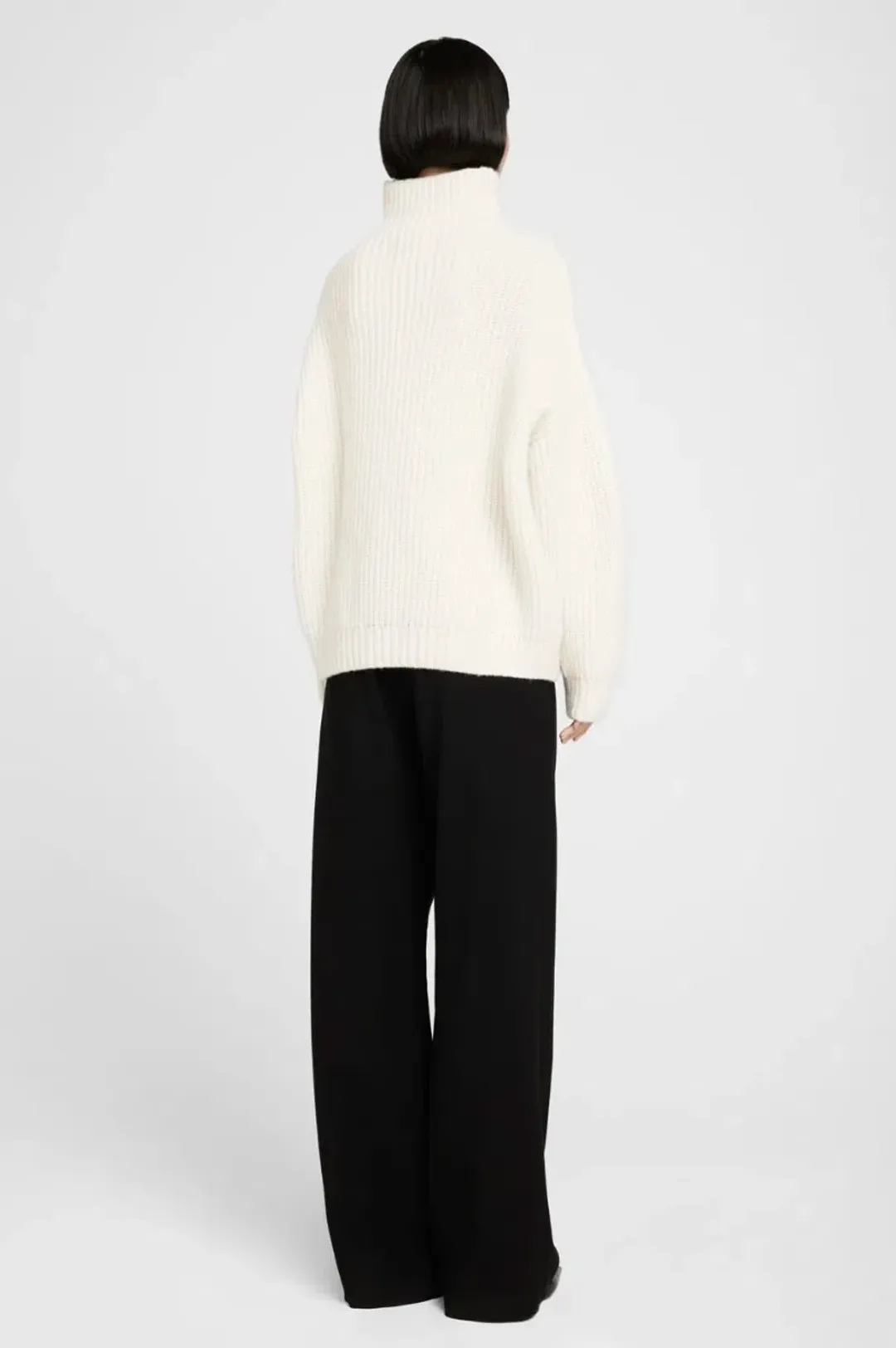Anine Bing Sydney Sweater in Cream Size XS / AU 8 for rent on The Volte - main image