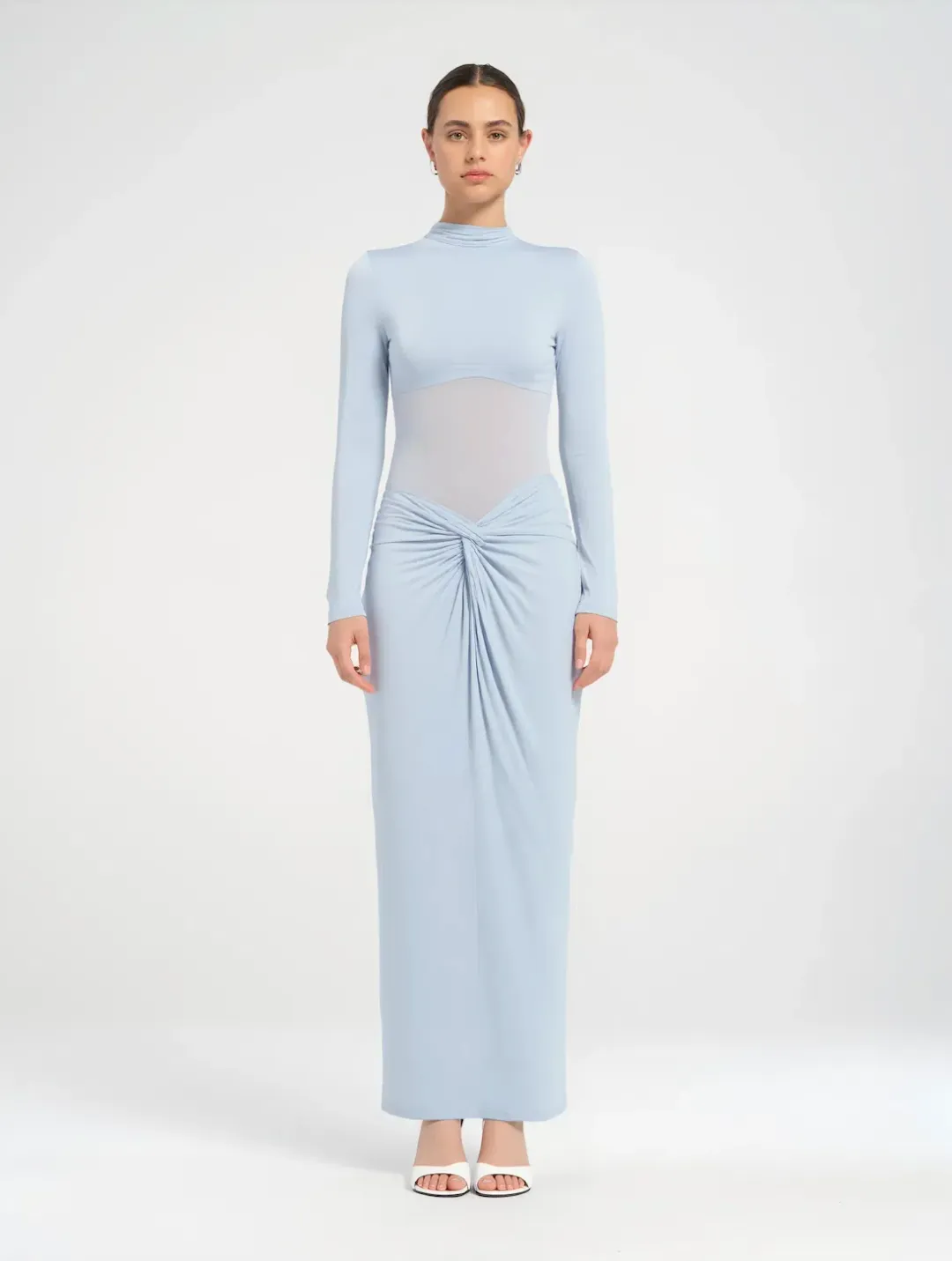 Benni Dora Maxi Dress in Blue Size AU 8 for rent on The Volte - main image