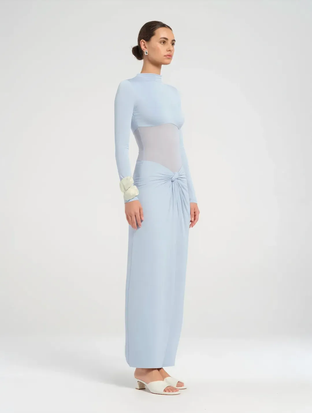 Benni Dora Maxi Dress in Blue Size AU 8 for rent on The Volte - main image
